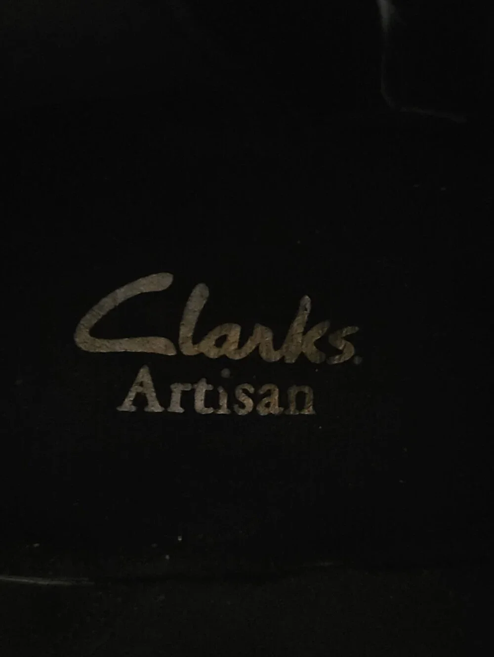 Clarks‎ Artisan 66436 Womens 9M Black Leather Wedge Ankle Boots Booties Side Zip